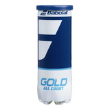 Bola De Tênis Babolat Gold All Court Tubo Com 3 Bolas