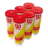 Bola De Tênis Wilson Championship Extra Duty 6 Tubos