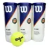 Bola De Tênis Wilson Roland Garros - Pack C/ 3 Tubos