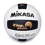 Bola De Vôlei Mikasa Miramar® King Of The Beach®, Preto/branco