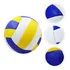 Bola De Vôlei Para Quadra Praia Oficial Tamanho Profissional Cor Branco azul amarelo