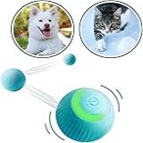 Bola Eletrica Inteligente Pet  Bola Usb Eletrica  Brinquedo Pet Gato Cachorro  Bolinha Giratoria Que Mexe Sozinha Pet   Upshop  Azul 