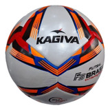 Bola Kagiva F5 Brasil Extreme Pro Futsal Cor Branco  Vermelho  Laranja E Azul