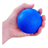 Bola Maciça Bolinha Pra Cachorro Cão Labrador Pastor Alemão Cor Bola 80mm Azul Big Bull Pet Bola Pula Pula