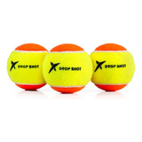 Bola Oficial De Beach Tenis Drop Shot Pack Com 03 Bolinhas