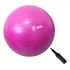 Bola Pilates Suiça Yoga Abdominal Gym Ball 65cm Bomba Grátis Cor Rosa