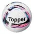 Bola Society Samba Training Topper Cor Branco, Preto E Rosa Neon