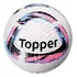 Bola Topper Samba Society Oficial Unissex - Branco E Rosa