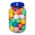Bolas   Bolinhas De Ping Pong Coloridas Pote Com 48 Unidades