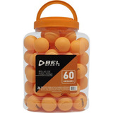 Bolas   Bolinhas De Ping Pong Pote Com 60 Unidades   40mm Cor Laranja