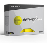 Bolas De Golf Distance 100 Inesis  caixa 12 Bolas  Cor Amarela