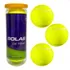Bolas De Tênis Cor Amarelo Sport 3 Unidades Verde