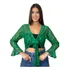 Bolero Cigano Em Renda Verde