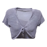 Bolero De Algodao Feminino