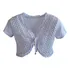 Bolero Feminino Curto Viscolycra E Renda Primavera/verão