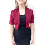 Bolero Feminino Social Manga