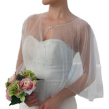 Bolero Xale Tule Chiffon