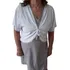 Bolero Xg Feminino Poliester Manga Curta Amarra Na Frente