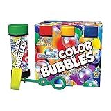 Bolha De Sabão  Brasilflex  Color Bubble  50 Ml  Caixa Com 6 Unidades  Incolor