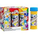 Bolha De Sabão  Brasilflex  Color Bubble  50 Ml  Caixa Com 6 Unidades  Incolor