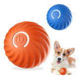 Bolinha Giratória Inteligente Quays Para Gatos E Cachorros Cor Laranja Brinquedo Interativo E Divertido Estimula Exercício E Brincadeiras Ideal Para Entretenimento De Animais De Estimação