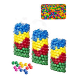 Bolinhas De Piscina 100 Unid Coloridas Não Amassam