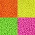 Bolinhas Neon 6mm 1000 Peças Artesanato Miçangas Cores Vivas Cor Colorido Neon Diâmetro 6 Mm