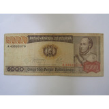 Bolivia Cedula 5000 Pesos