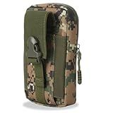 Bolsa Bag Pochete Porta Objetos Tática Cintura Para Cinto Cor:camuflada