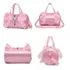 Bolsa Ballet Balé Saco De Dança Mochila Bailarina Sapatilha Cor Rosa Cor Da Correia De Ombro Rosa