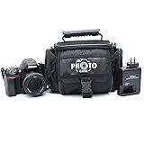 Bolsa Camera Fotografica Polo Culture Compatível Com Canon Nikon Sony Fuji E Acessórios Envio Já