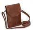 Bolsa Carteira Couro Legitimo Documento/celular Crossbody Cor Marrom