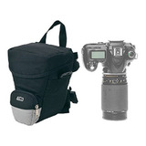 Bolsa Case Para Câmera Com Lente Até 200mm Canon Sony Nikon 