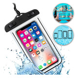 Bolsa Case Prova Dágua Open Zee Celular Universal Impermeável Selada Para iPhone Xiaomi Samsung Cor Preto