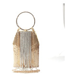 Bolsa Clutch Strass Franja
