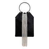 Bolsa Clutch Strass Franja