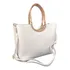 Bolsa Com Alça Ajustável Confortável Reforçada De Lado Linda Cor Branco Miami