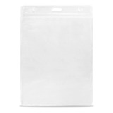 Bolsa Credencial Jumar 10 Cm X 15 Cm Pacote Com 100 Peças Transparente