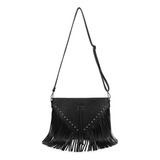 Bolsa Crossbody Com Franja