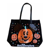 Bolsa De Abobora Disney Halloween Preta Com Alça