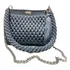 Bolsa De Crochê - Cinza - Taartecroche