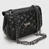 Bolsa De Lado Feminina Lateral Com Corrente Matelassê Festa Cor Preto