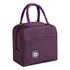 Bolsa De Mão Térmica Marmita Fitness Academia Passeios Cor Roxo