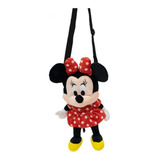 Bolsa De Pelúcia Formato Minnie Mouse 23cm Taimes Original