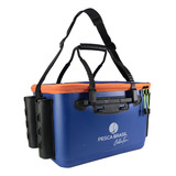 Bolsa Estanque Flutuante Bag Collection Pro 25l Pesca Brasil Cor Azul E Laranja