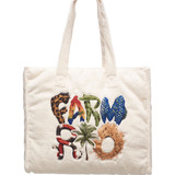 Bolsa Farm Tote Praiana Tote Farm Rio Off White