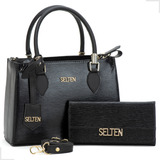 Bolsa Feminina Com Carteira