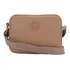 Bolsa Feminina Moleca Transversal Quadrada Lateral 50007 Cor Nude 658 Cor Da Correia De Ombro Nude Desenho Do Tecido Liso