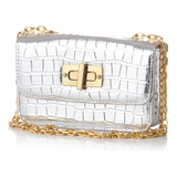 Bolsa Feminina Pequena Croco