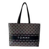 Bolsa Feminina Tommy Hilfiger Overnight Tote Monograma Bag